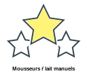 Mousseurs ŕ lait manuels