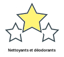 Nettoyants et déodorants