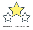 Nettoyants pour moulins ŕ café