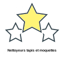 Nettoyeurs tapis et moquettes