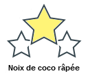 Noix de coco râpée