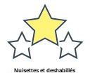 Nuisettes et deshabillés