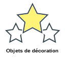 Objets de décoration