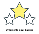 Ornements pour bagues