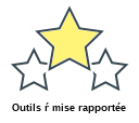 Outils ŕ mise rapportée