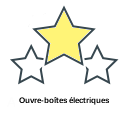 Ouvre-boîtes électriques