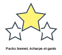 Packs bonnet, écharpe et gants