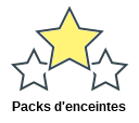 Packs d'enceintes