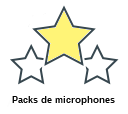 Packs de microphones