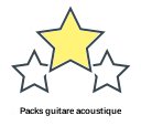 Packs guitare acoustique
