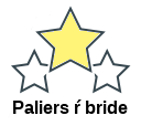 Paliers ŕ bride