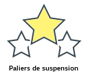 Paliers de suspension