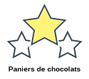 Paniers de chocolats