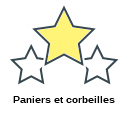 Paniers et corbeilles