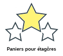 Paniers pour étagčres