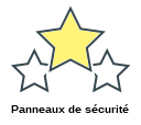 Panneaux de sécurité