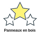 Panneaux en bois