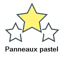 Panneaux pastel