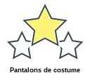 Pantalons de costume