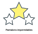 Pantalons imperméables