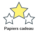 Papiers cadeau