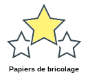 Papiers de bricolage