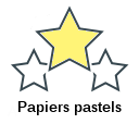 Papiers pastels