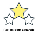 Papiers pour aquarelle