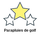 Parapluies de golf