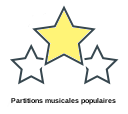 Partitions musicales populaires