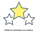 Partitions musicales pour basson