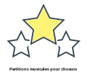 Partitions musicales pour choeurs