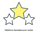 Partitions musicales pour cordes