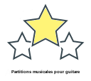 Partitions musicales pour guitare