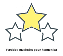 Partitios musicales pour harmonica