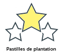 Pastilles de plantation