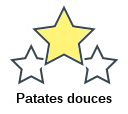 Patates douces