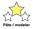 Pâte ŕ modeler