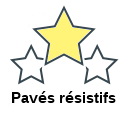 Pavés résistifs