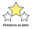 Peintures au latex