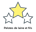 Pelotes de laine et fils