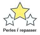 Perles ŕ repasser