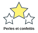 Perles et confettis