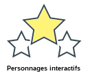 Personnages interactifs