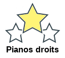 Pianos droits