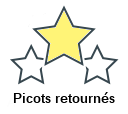 Picots retournés