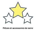 Pičces et accessoires de serre