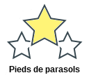 Pieds de parasols