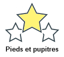 Pieds et pupitres