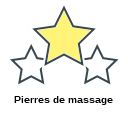 Pierres de massage